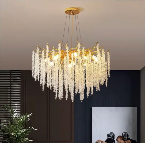 تصویر لوستر درختی مدل ژیکان قالب پینترست