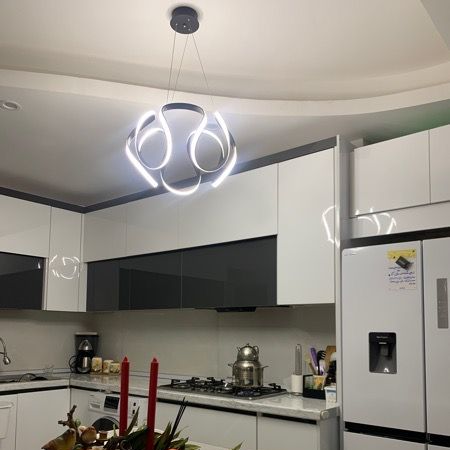 لوستر مدل فنر - مدرن نئونی - تصویر 7