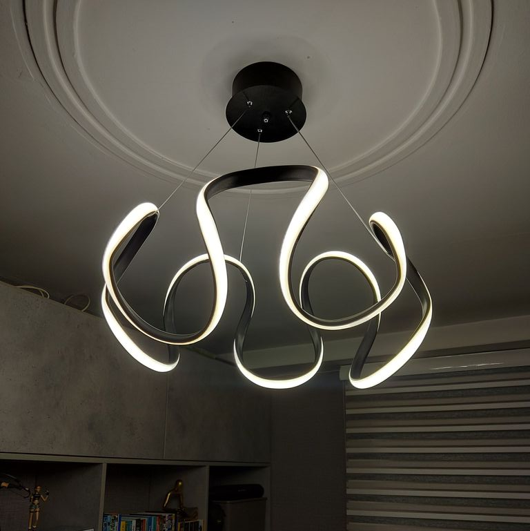 لوستر مدل فنر - مدرن نئونی - تصویر 10