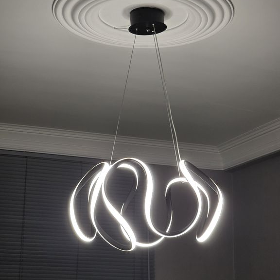 لوستر مدل فنر - مدرن نئونی - تصویر 11