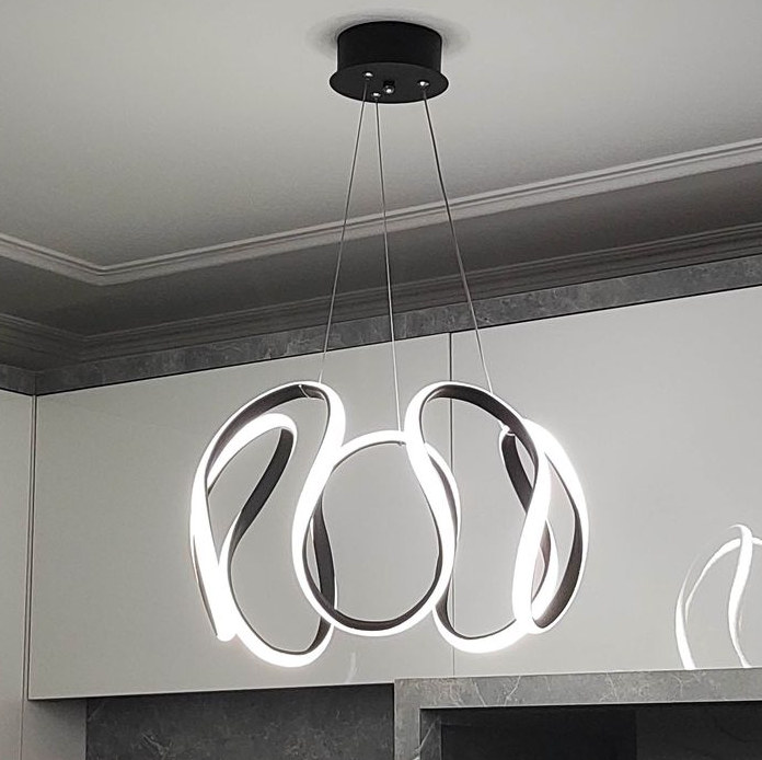 لوستر مدل فنر - مدرن نئونی - تصویر 12