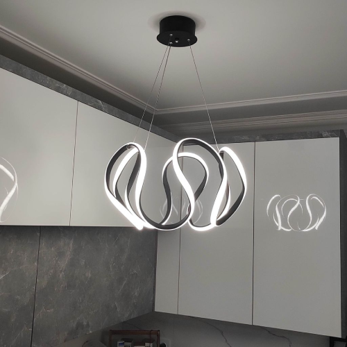 لوستر مدل فنر - مدرن نئونی - تصویر 13