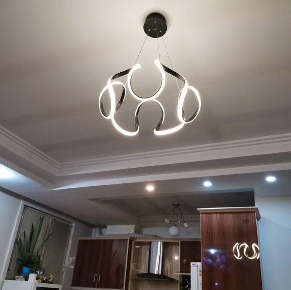 لوستر مدل فنر - مدرن نئونی - تصویر 17