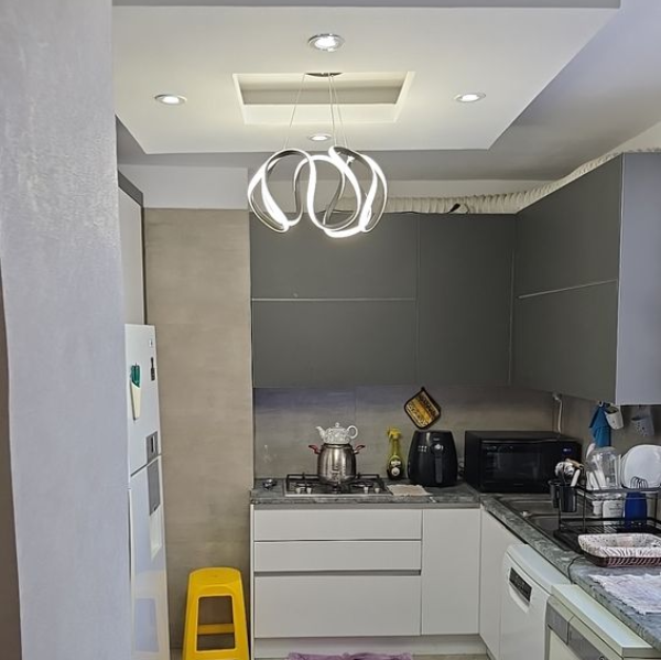 لوستر مدل فنر - مدرن نئونی - تصویر 18