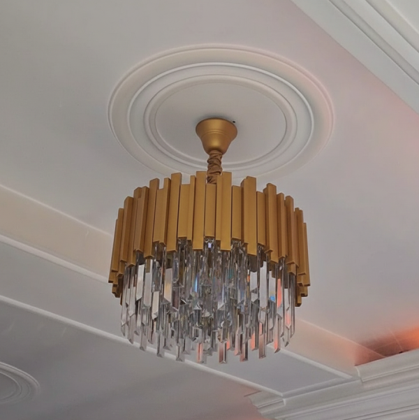 لوستر پیانویی LED – معماری نور با الهام از ریتم و نظم - تصویر 12