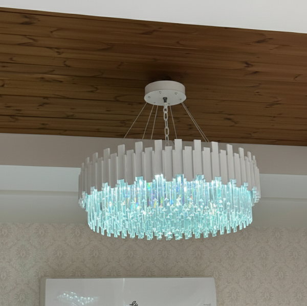 لوستر پیانویی LED – معماری نور با الهام از ریتم و نظم - تصویر 15