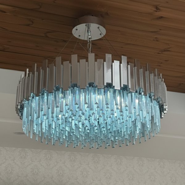 لوستر پیانویی LED – معماری نور با الهام از ریتم و نظم - تصویر 16