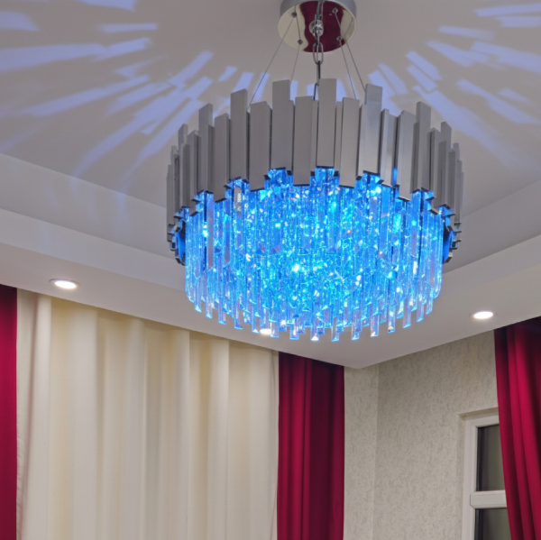 لوستر پیانویی LED – معماری نور با الهام از ریتم و نظم - تصویر 10