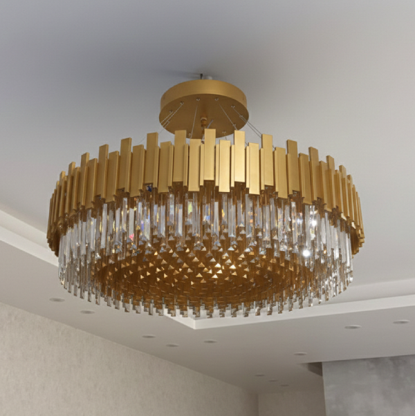 لوستر پیانویی LED – معماری نور با الهام از ریتم و نظم - تصویر 13