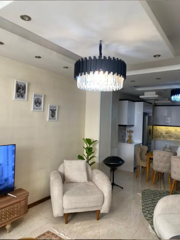 لوستر پروفیلی باشار مشکی | خرید لوستر پروفیلی پیانویی | آگرین لوستر - تصویر 3