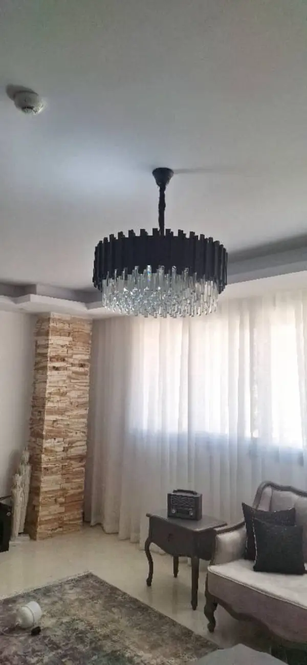 لوستر پروفیلی مدل باشار پیانویی با کریستال