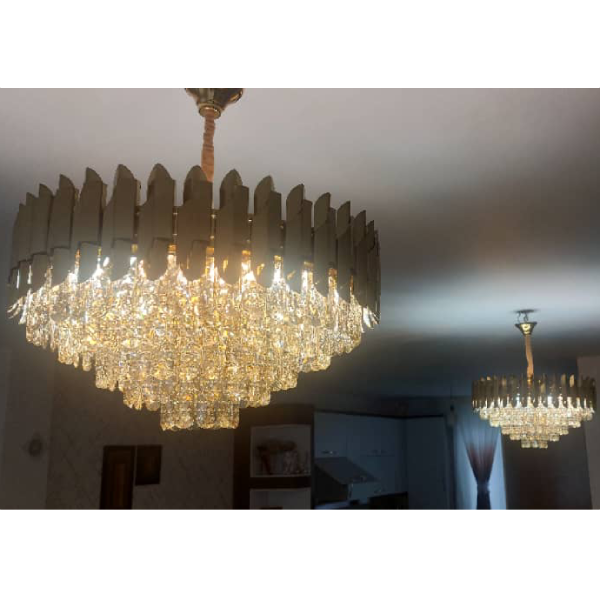 لوستر کریستالی آرتا تمام طلا | دکور کلاسیک و نئوکلاسیک - تصویر 7