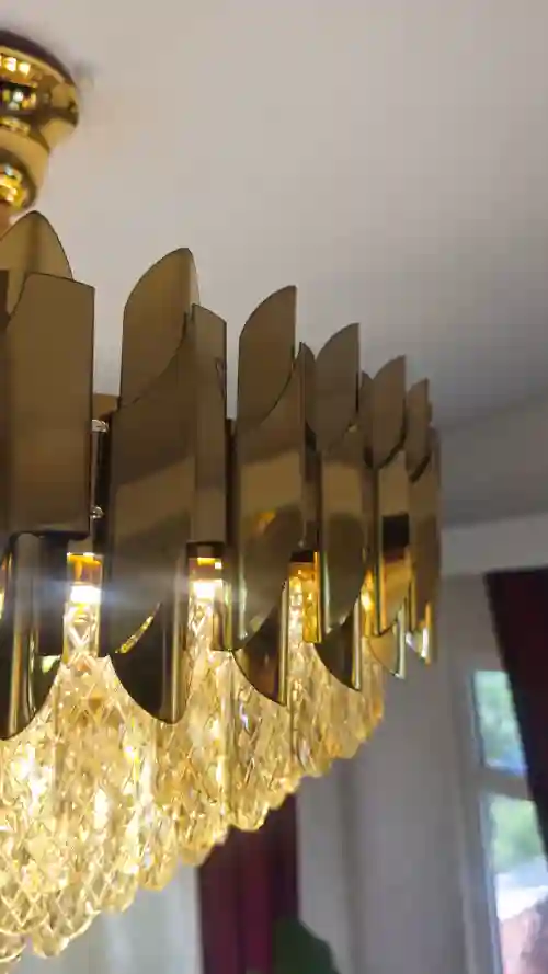 بدنه لوستر کریستالی آرتا طلایی