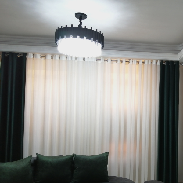 لوستر پروفیلی باشار مشکی | خرید لوستر پروفیلی پیانویی | آگرین لوستر - تصویر 10