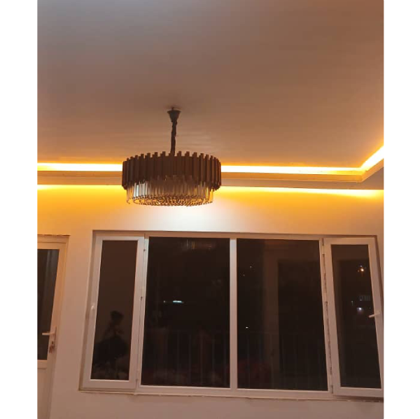 لوستر پروفیلی باشار مشکی | خرید لوستر پروفیلی پیانویی | آگرین لوستر - تصویر 14