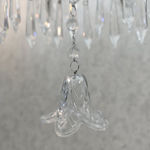 لوستر باکارات VIP وارداتی – کریستال سفید | ۶ تا ۳۲ شاخه - تصویر 7