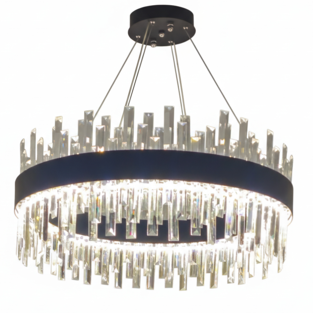 لوستر مدرن طرح هیراد | نور سه‌حالته ریموت‌دار