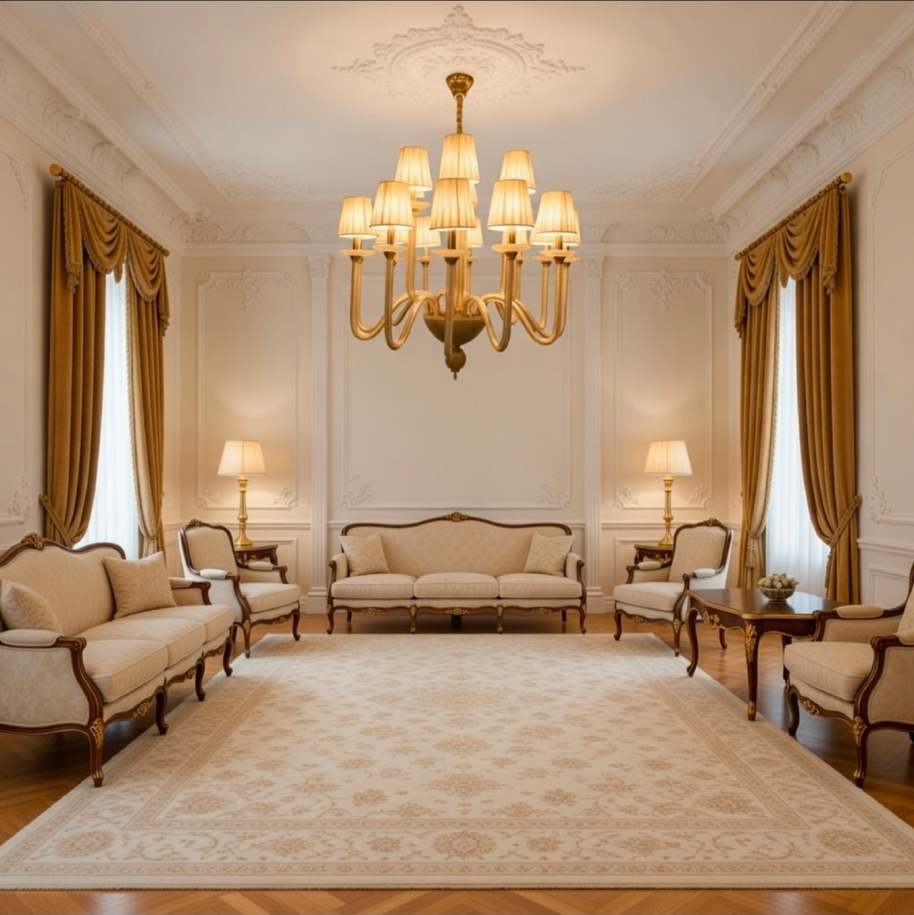 لوستر تمام وارداتی شاخهای طرح آرتمیس - تصویر 4