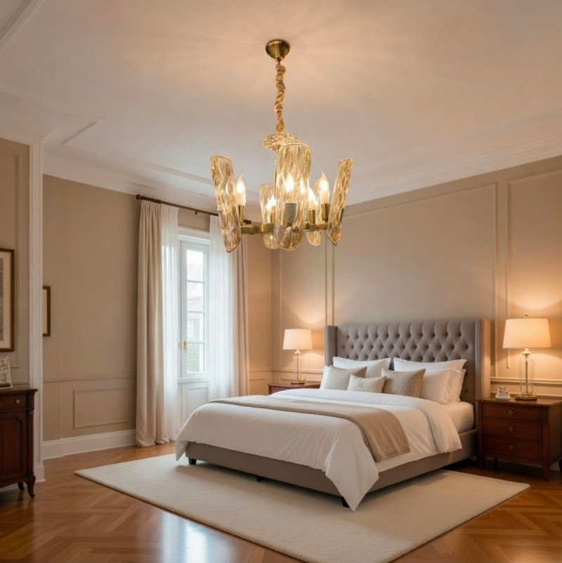 لوستر وارداتی طرح دیانا گلس - تصویر 3