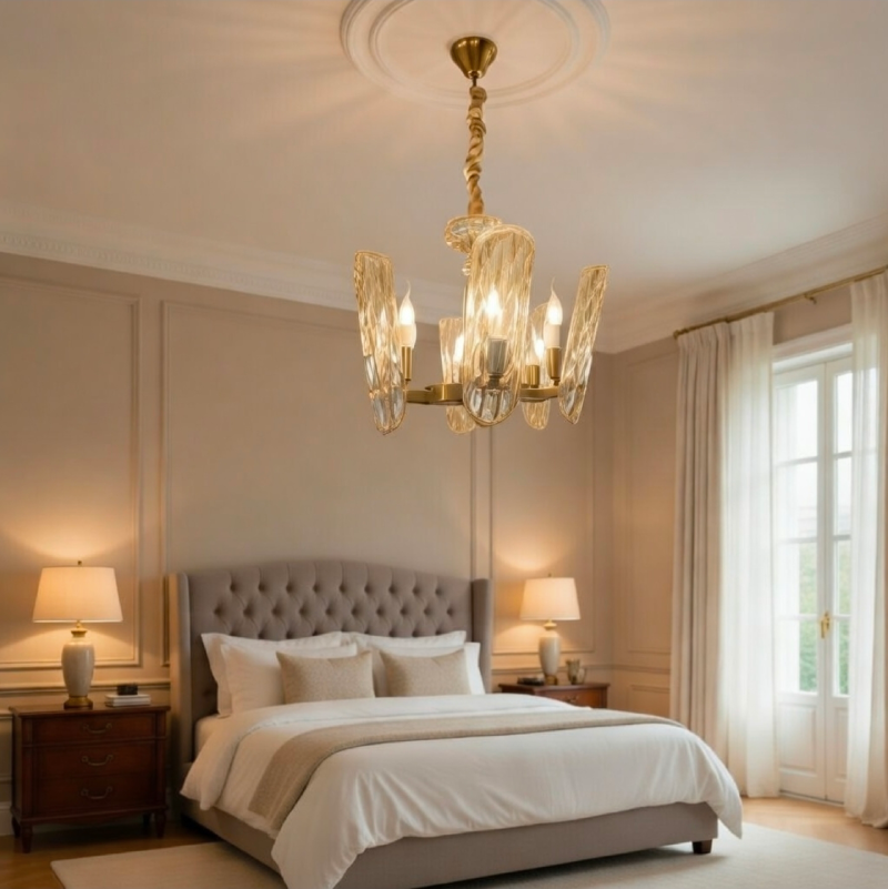 لوستر وارداتی طرح دیانا گلس - تصویر 2