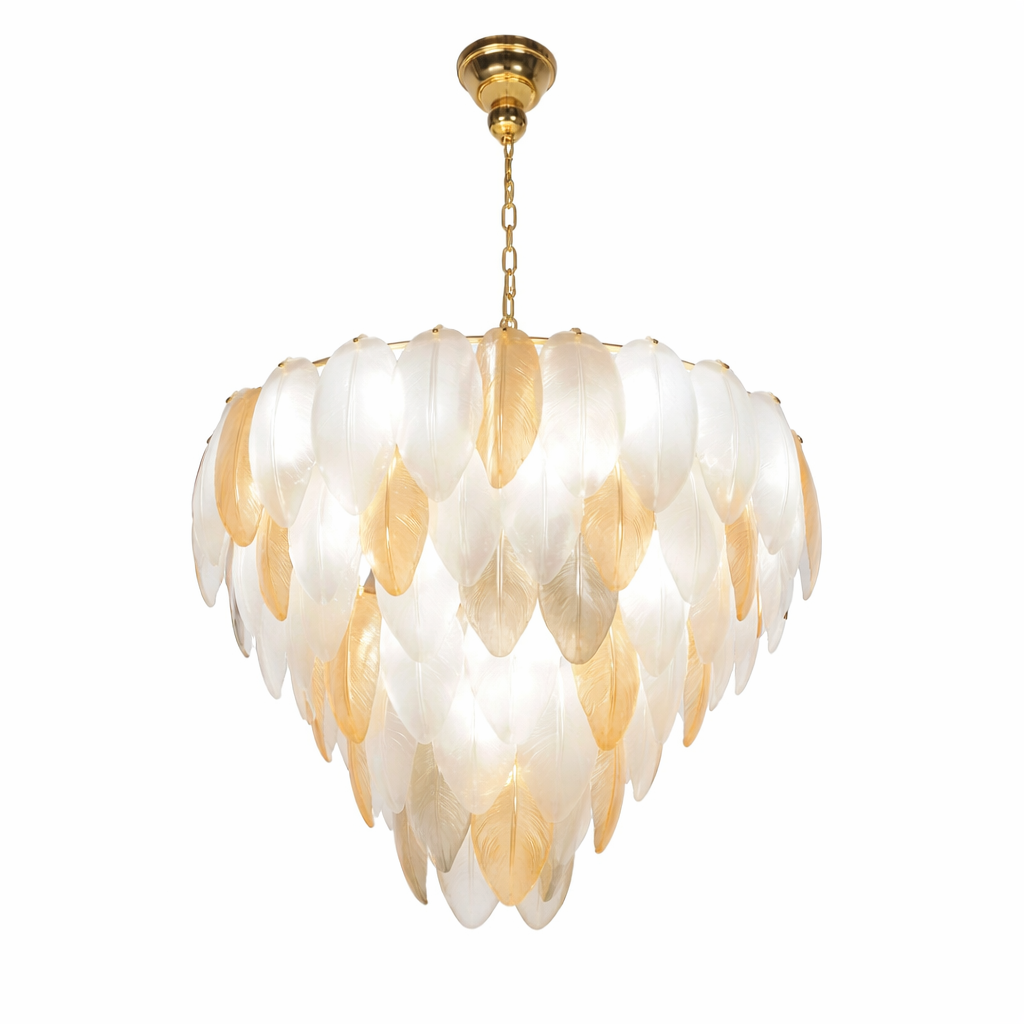 لوستر مدل شاه پر با پر وارداتی